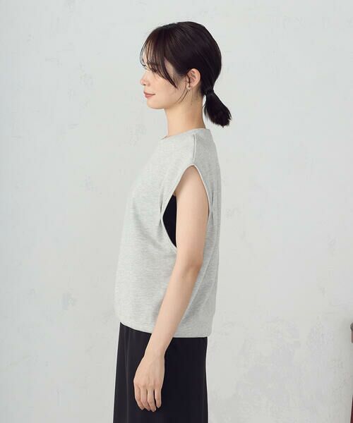 COMME CA ISM / コムサイズム ベスト | ラメ スウェット ベスト | 詳細7