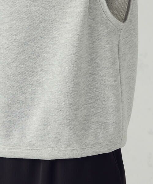 COMME CA ISM / コムサイズム ベスト | ラメ スウェット ベスト | 詳細11