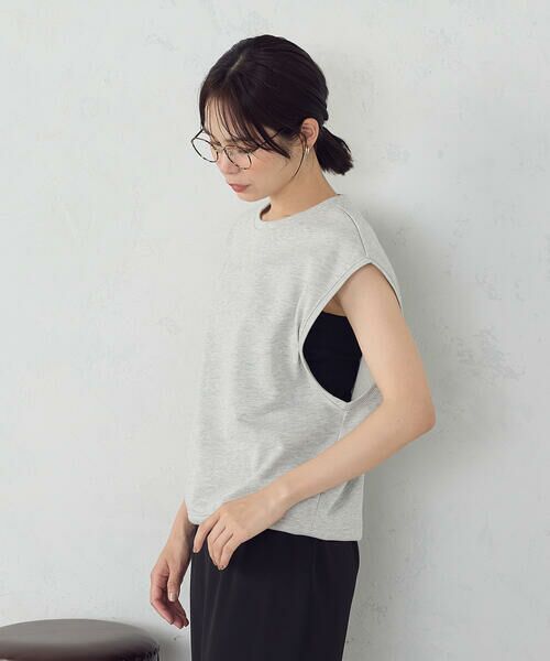 COMME CA ISM / コムサイズム ベスト | ラメ スウェット ベスト | 詳細5