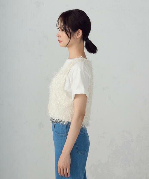 COMME CA ISM / コムサイズム ベスト | フリンジベスト | 詳細9