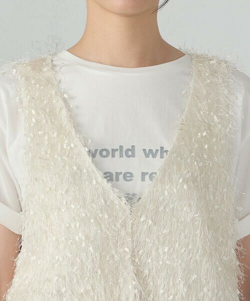 COMME CA ISM / コムサイズム ベスト | フリンジベスト | 詳細11