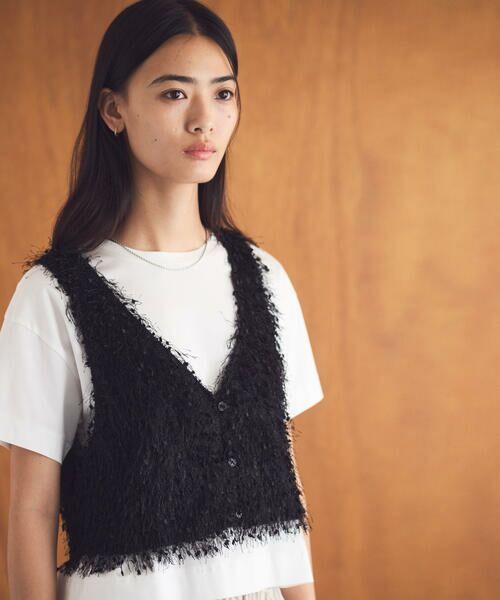 COMME CA ISM / コムサイズム ベスト | フリンジベスト | 詳細16