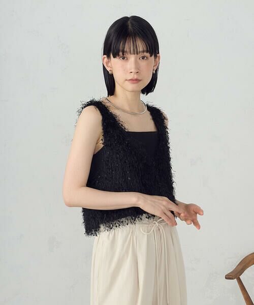 COMME CA ISM / コムサイズム ベスト | フリンジベスト | 詳細20