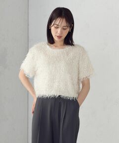 COMME CA ISM / コムサイズム カットソー | フリンジＴシャツ