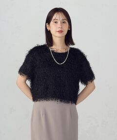 COMME CA ISM / コムサイズム カットソー | フリンジＴシャツ