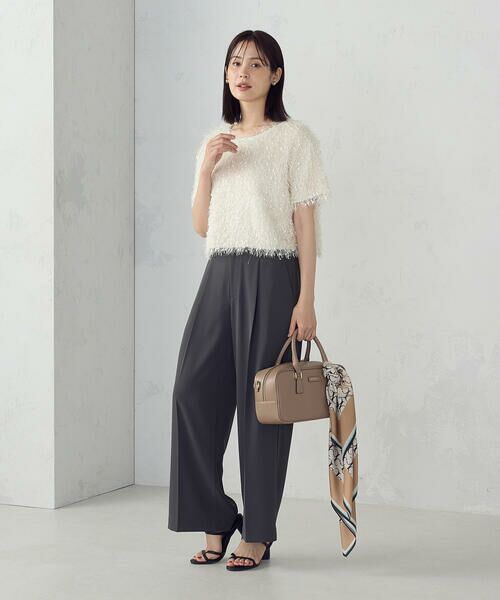 COMME CA ISM / コムサイズム カットソー | フリンジＴシャツ | 詳細1