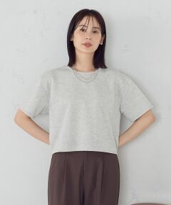 COMME CA ISM / コムサイズム カットソー | ラメ スウェット Ｔシャツ
