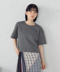 COMME CA ISM / コムサイズム カットソー | ラメ スウェット Ｔシャツ