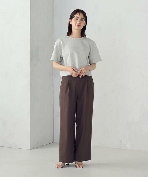 COMME CA ISM / コムサイズム カットソー | ラメ スウェット Ｔシャツ | 詳細1