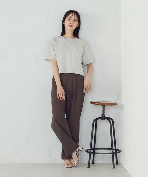 COMME CA ISM / コムサイズム カットソー | ラメ スウェット Ｔシャツ | 詳細3