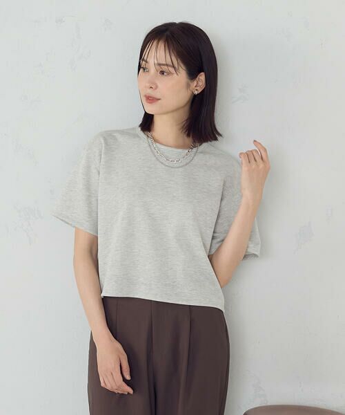 COMME CA ISM / コムサイズム カットソー | ラメ スウェット Ｔシャツ | 詳細5