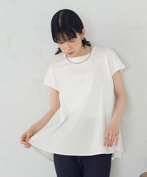 COMME CA ISM / コムサイズム カットソー | ビスチェ風 コンビカットソー | 詳細3