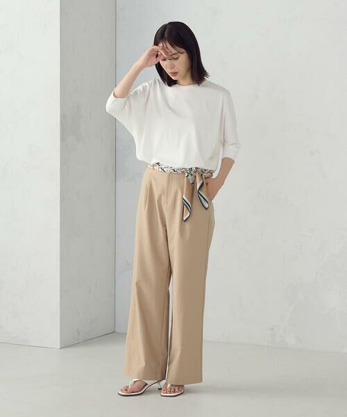 COMME CA ISM / コムサイズム カットソー | 【接触冷感】ドルマンTシャツ | 詳細1