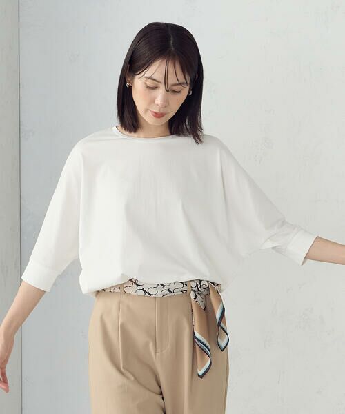 COMME CA ISM / コムサイズム カットソー | 【接触冷感】ドルマンTシャツ | 詳細3