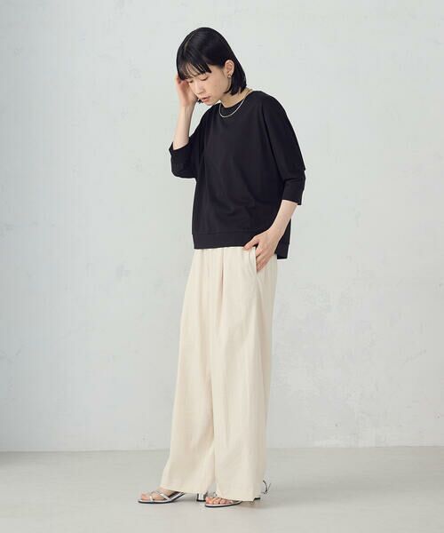 COMME CA ISM / コムサイズム カットソー | 【接触冷感】ドルマンTシャツ | 詳細12