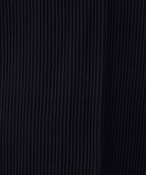 COMME CA ISM / コムサイズム カットソー | ジャカードプリーツ ベーシックＴシャツ / セットアップ対応 | 詳細5