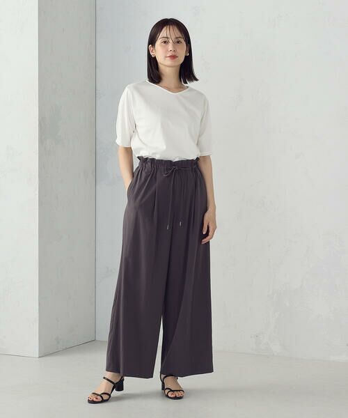 COMME CA ISM / コムサイズム カットソー | 【接触冷感】スリーブデザイン カットソー | 詳細1