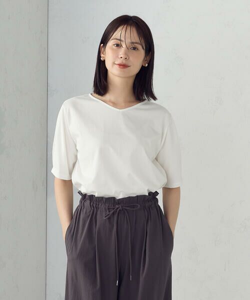 COMME CA ISM / コムサイズム カットソー | 【接触冷感】スリーブデザイン カットソー | 詳細2