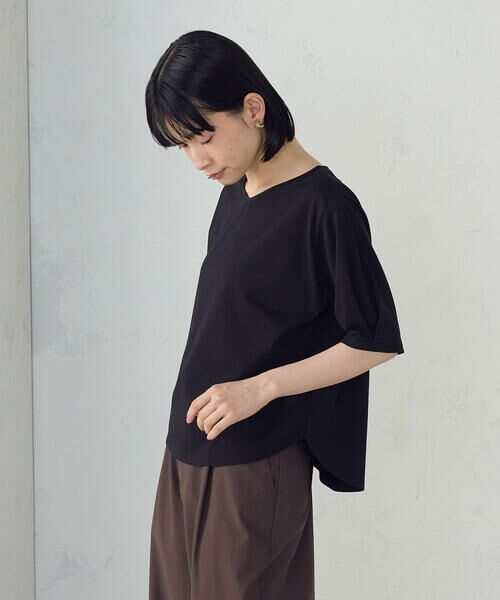 COMME CA ISM / コムサイズム カットソー | 【接触冷感】スリーブデザイン カットソー | 詳細8