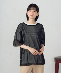 COMME CA ISM / コムサイズム カットソー | シアーベロア Tシャツ
