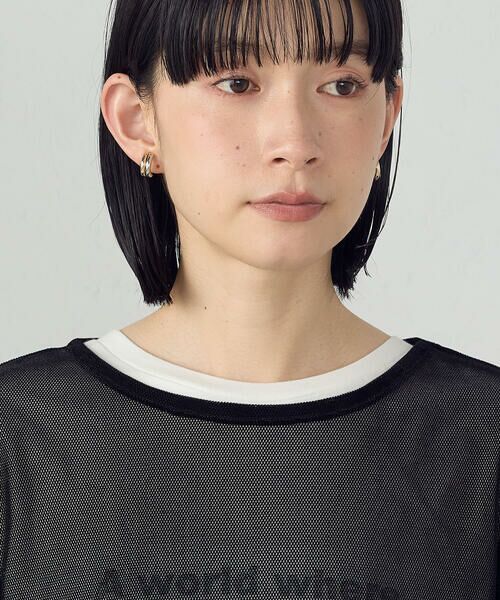 COMME CA ISM / コムサイズム カットソー | シアーベロア Tシャツ | 詳細8