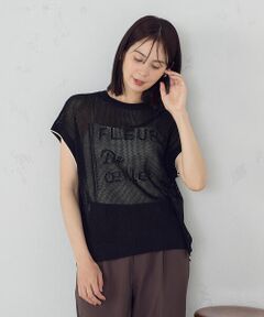 COMME CA ISM / コムサイズム ニット・セーター | 【ウォッシャブル】ロゴメッシュ ニットベスト