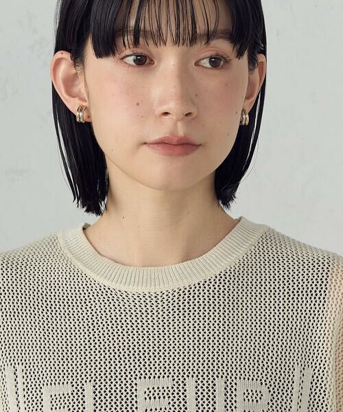 COMME CA ISM / コムサイズム ニット・セーター | 【ウォッシャブル】ロゴメッシュ ニットベスト | 詳細7