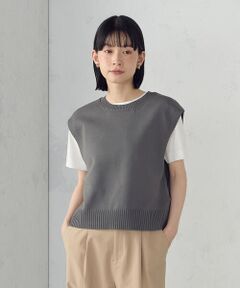 COMME CA ISM / コムサイズム ベスト | ニットベスト