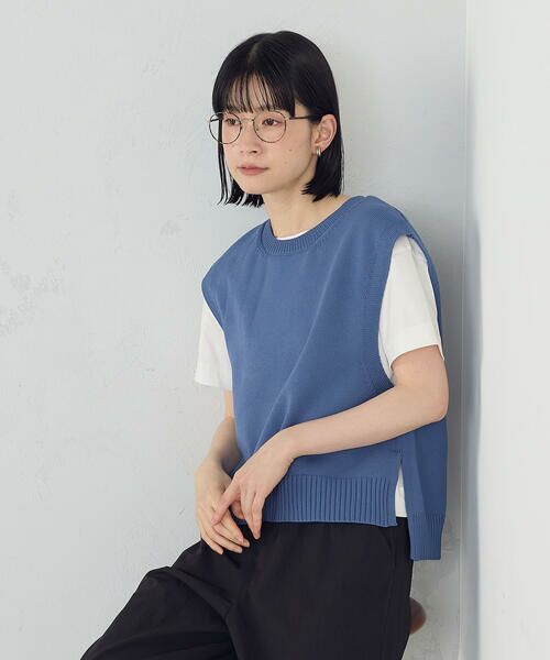 COMME CA ISM / コムサイズム ベスト | ニットベスト | 詳細22