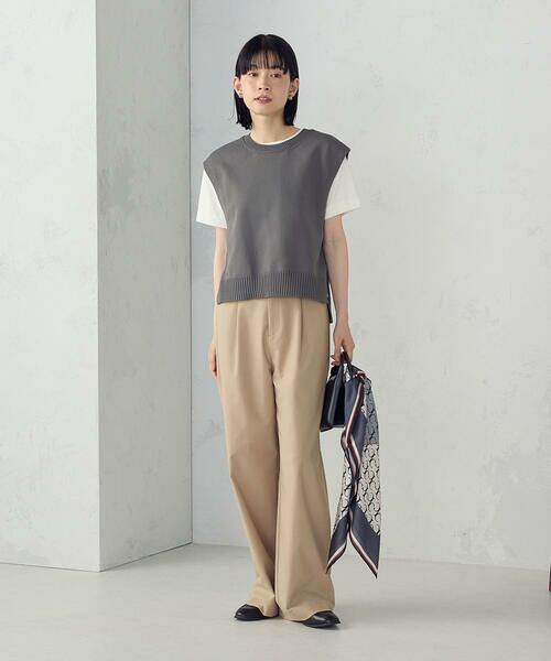 COMME CA ISM / コムサイズム マフラー・ショール・スヌード・ストール | モノグラムスカーフ | 詳細9