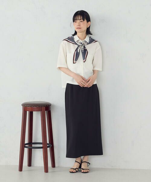 COMME CA ISM / コムサイズム マフラー・ショール・スヌード・ストール | モノグラムスカーフ | 詳細4