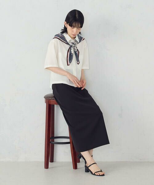 COMME CA ISM / コムサイズム マフラー・ショール・スヌード・ストール | モノグラムスカーフ | 詳細5