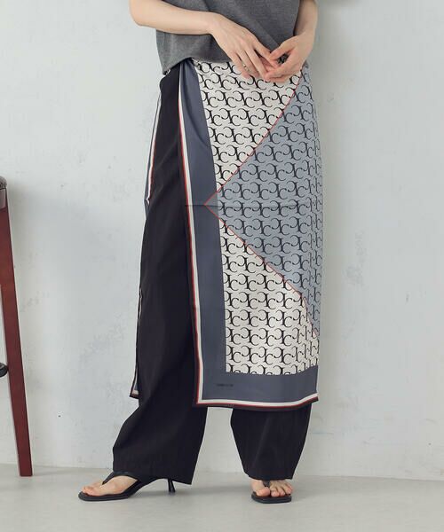 COMME CA ISM / コムサイズム マフラー・ショール・スヌード・ストール | モノグラムスカーフ | 詳細8