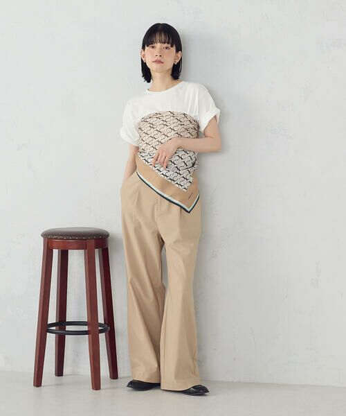 COMME CA ISM / コムサイズム マフラー・ショール・スヌード・ストール | モノグラムスカーフ | 詳細14