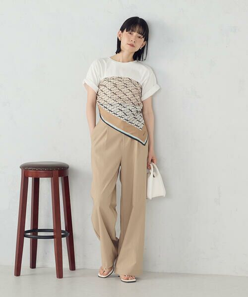 COMME CA ISM / コムサイズム マフラー・ショール・スヌード・ストール | モノグラムスカーフ | 詳細15