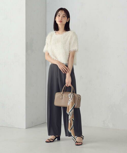 COMME CA ISM / コムサイズム マフラー・ショール・スヌード・ストール | モノグラムスカーフ | 詳細16