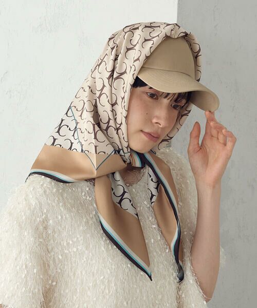 COMME CA ISM / コムサイズム マフラー・ショール・スヌード・ストール | モノグラムスカーフ | 詳細21