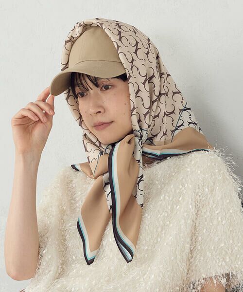 COMME CA ISM / コムサイズム マフラー・ショール・スヌード・ストール | モノグラムスカーフ | 詳細23