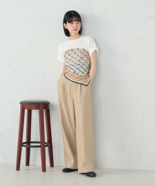 COMME CA ISM / コムサイズム マフラー・ショール・スヌード・ストール | モノグラムスカーフ | 詳細13