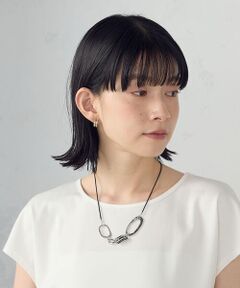 COMME CA ISM / コムサイズム ネックレス・ペンダント・チョーカー | オーバルリングスライド ネックレス