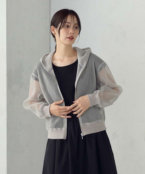 COMME CA ISM / コムサイズム ブルゾン | メッシュブルゾン | 詳細2