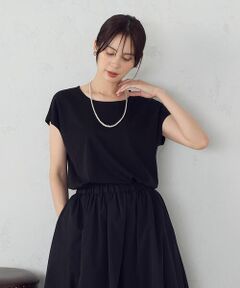 COMME CA ISM / コムサイズム カットソー | レーヨンポンチ プルオーバー