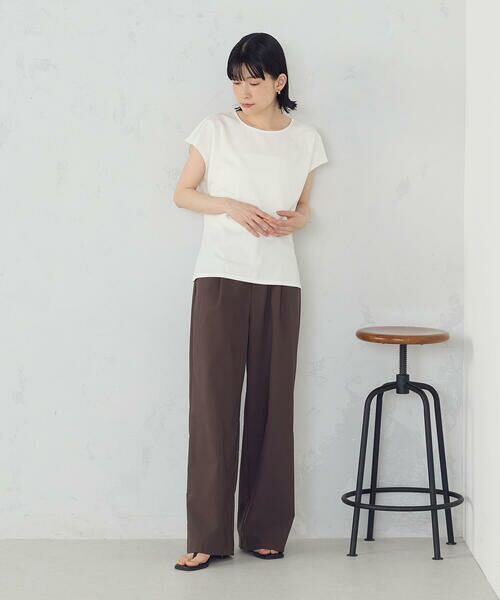 COMME CA ISM / コムサイズム カットソー | レーヨンポンチ プルオーバー | 詳細1