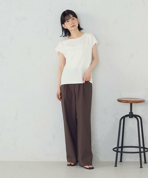 COMME CA ISM / コムサイズム カットソー | レーヨンポンチ プルオーバー | 詳細2