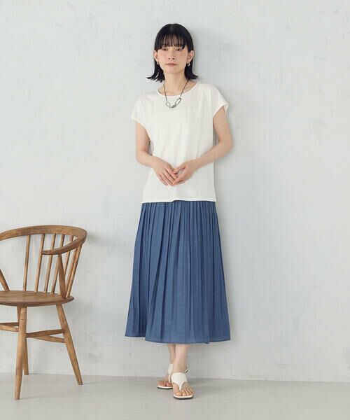 COMME CA ISM / コムサイズム カットソー | レーヨンポンチ プルオーバー | 詳細5