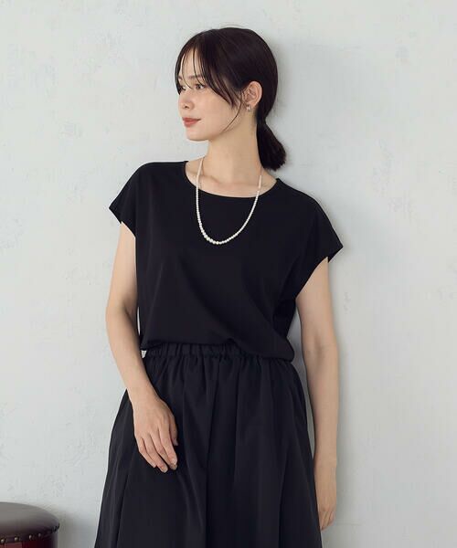 COMME CA ISM / コムサイズム カットソー | レーヨンポンチ プルオーバー | 詳細9