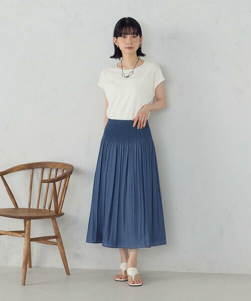 COMME CA ISM / コムサイズム ロング・マキシ丈スカート | 【リバーシブル】花柄ジャガードスカート | 詳細4