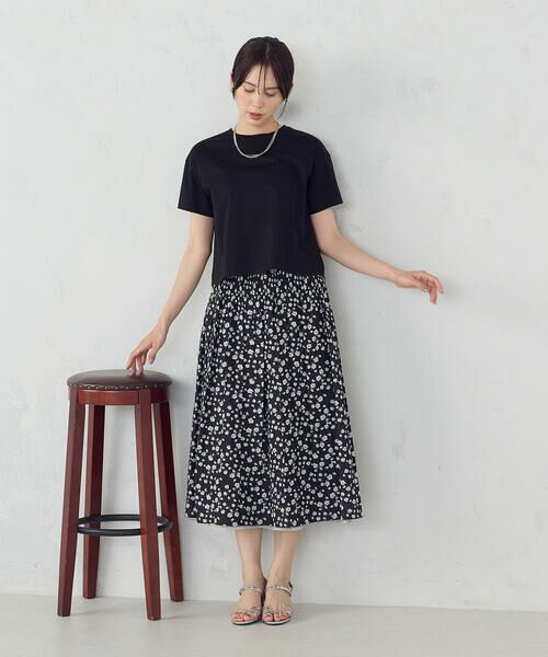 COMME CA ISM / コムサイズム ロング・マキシ丈スカート | 【リバーシブル】花柄ジャガードスカート | 詳細15