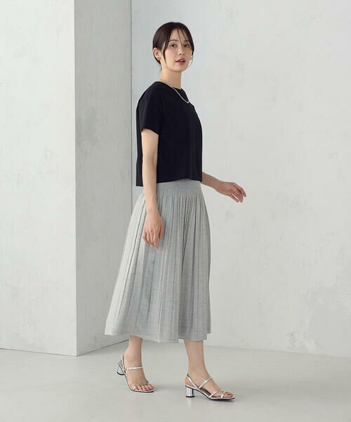 COMME CA ISM / コムサイズム ロング・マキシ丈スカート | 【リバーシブル】花柄ジャガードスカート | 詳細17