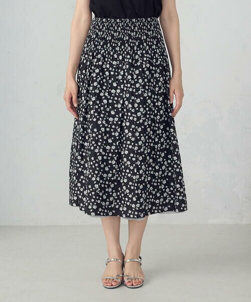 COMME CA ISM / コムサイズム ロング・マキシ丈スカート | 【リバーシブル】花柄ジャガードスカート | 詳細21